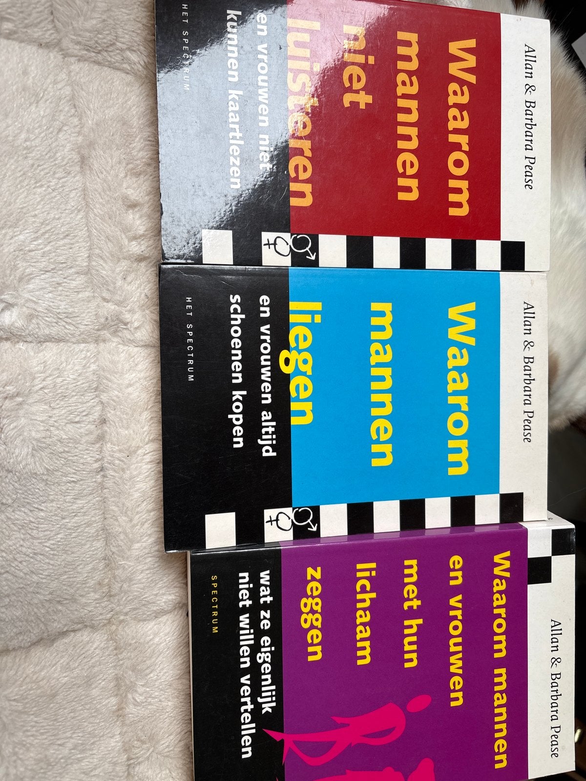 Waarom mannen en vrouwen... 3 boeken van Allan & Barbara Pea, Ophalen, Gelezen, Nederland