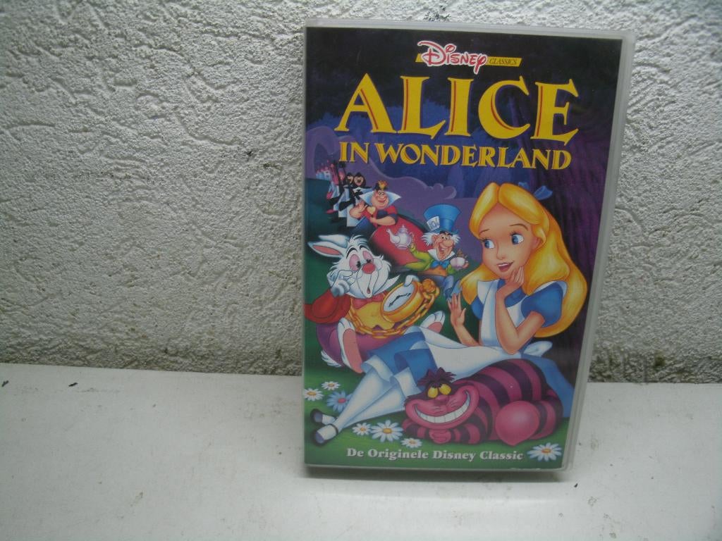 vhs 207a alice in wonderland, Alle leeftijden, Ophalen of Verzenden, Zo goed als nieuw