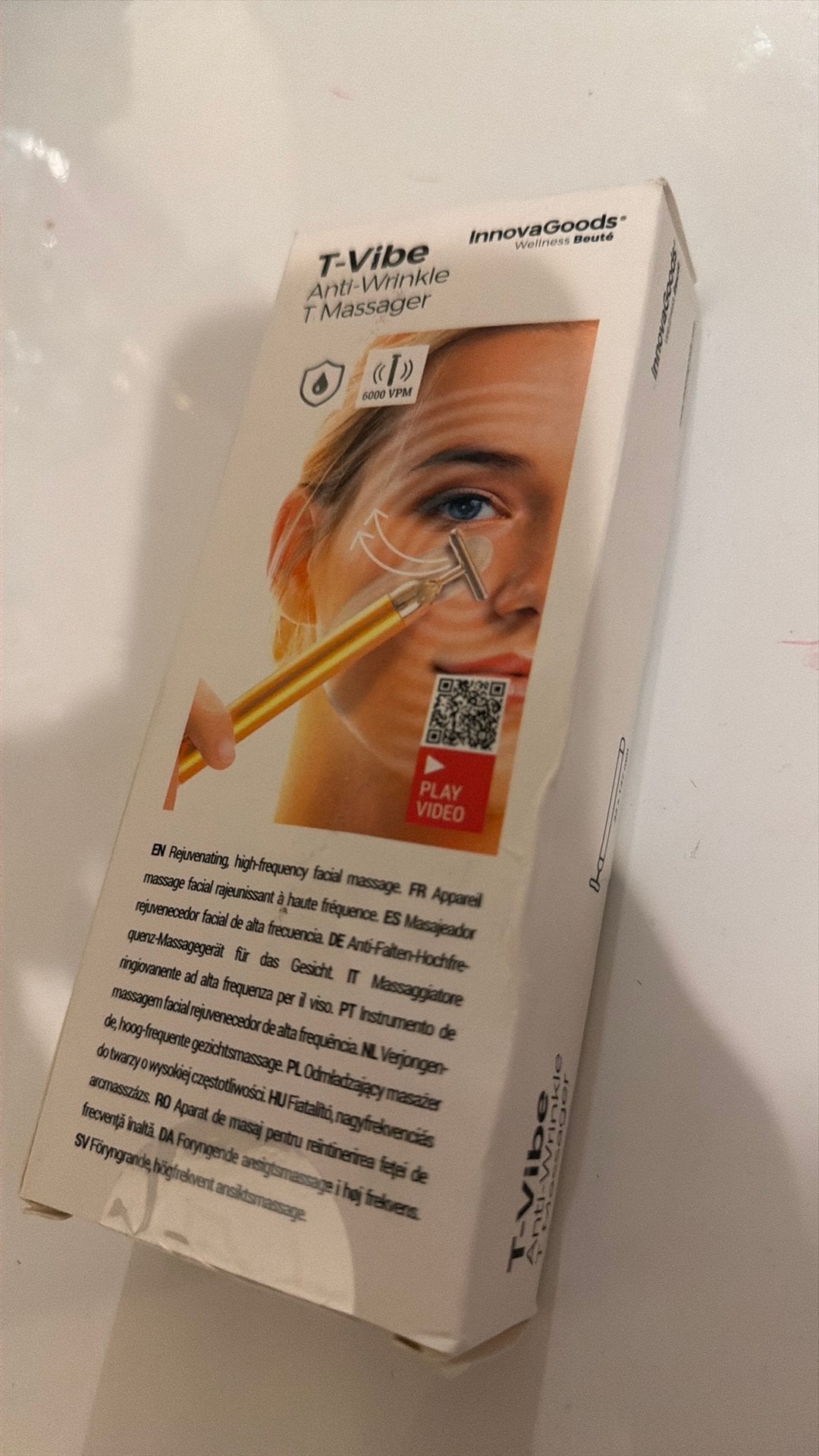 T-Vibe anti wrinkle T massager, Ophalen of Verzenden, Zo goed als nieuw