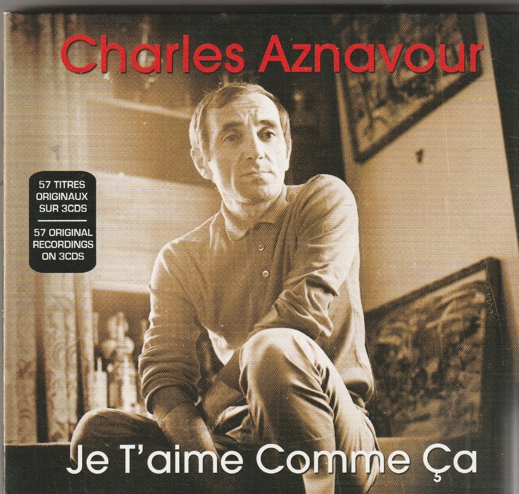 Charles Aznavour Je T'aime Comme  Ca ( 3 cd set ), Verzenden, Zo goed als nieuw