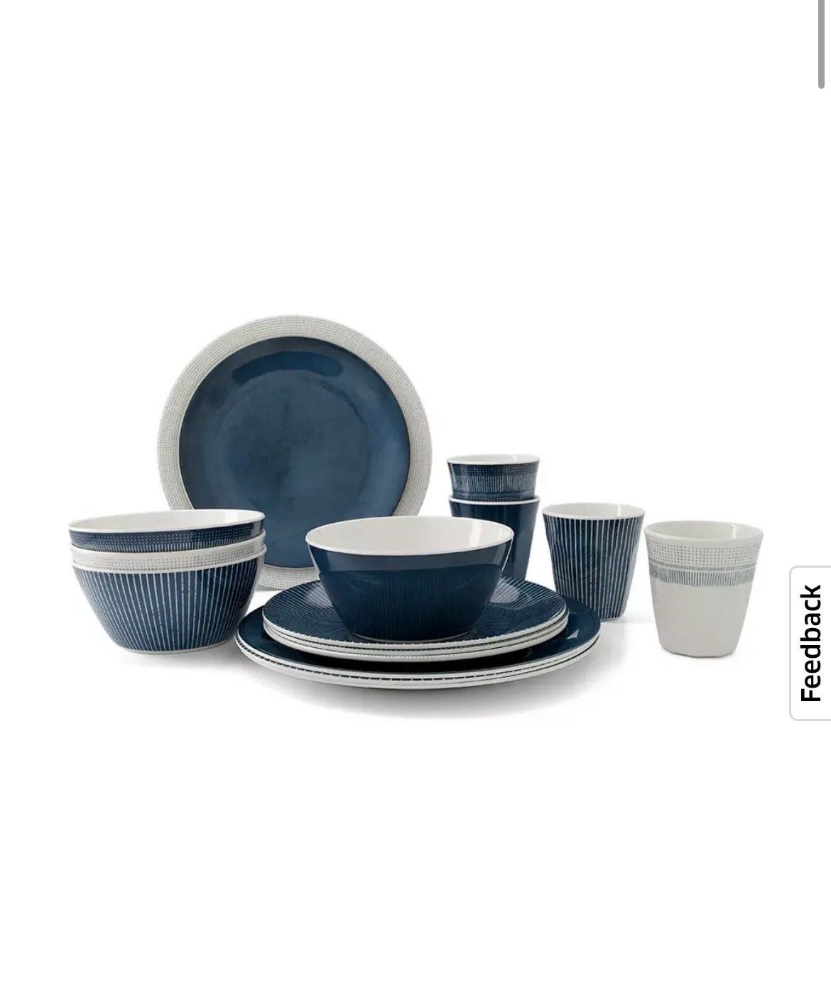Human Nature Arezzo Campingservies 16-delig, Ophalen, Kunststof, Overige merken, Nieuw