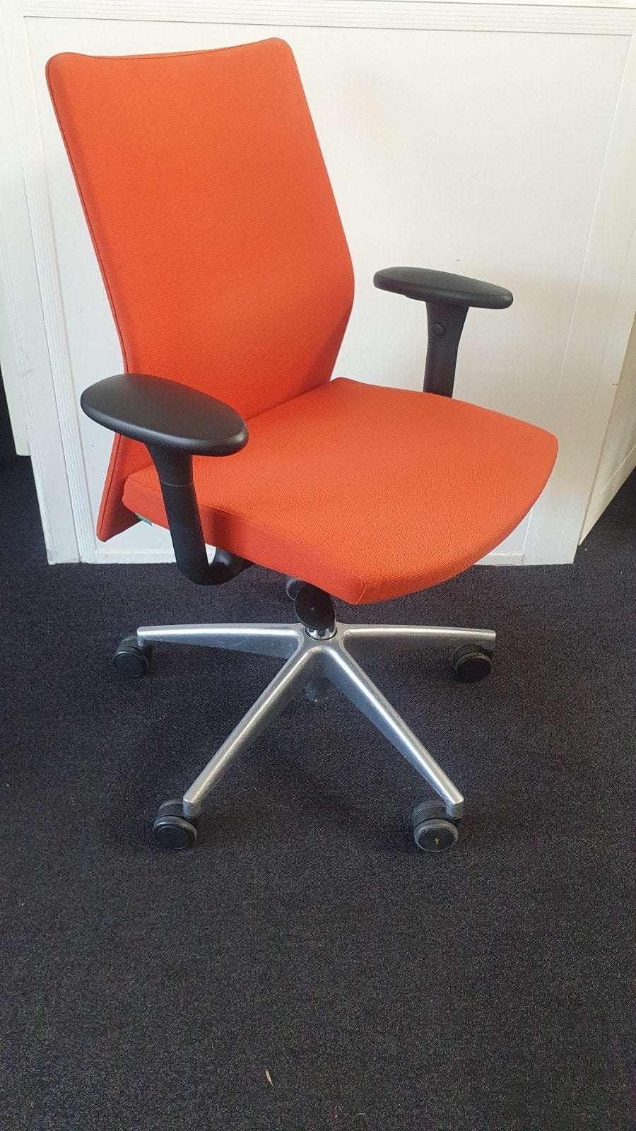 Bureaustoel merk Franch, Huis en Inrichting, Bureaustoelen, Gebruikt, Bureaustoel, Oranje, Ophalen