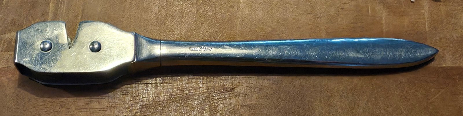 Vintage Gero Zilduro Messenslijper, Ophalen of Verzenden