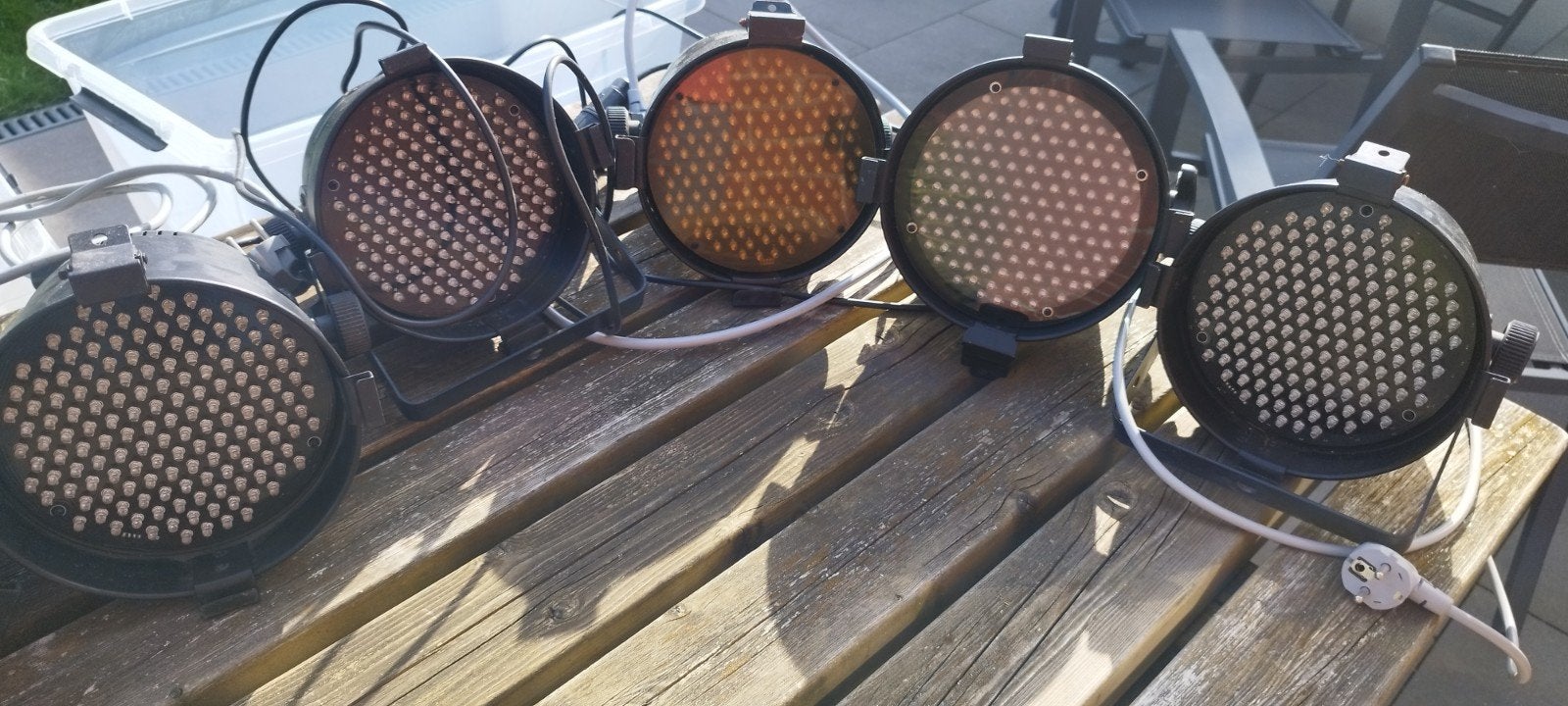LED Parren Set (10 stuks) - JBL Systems & Onbekend Merk, Muziek en Instrumenten, Ophalen of Verzenden, Gebruikt, Licht, Kleur