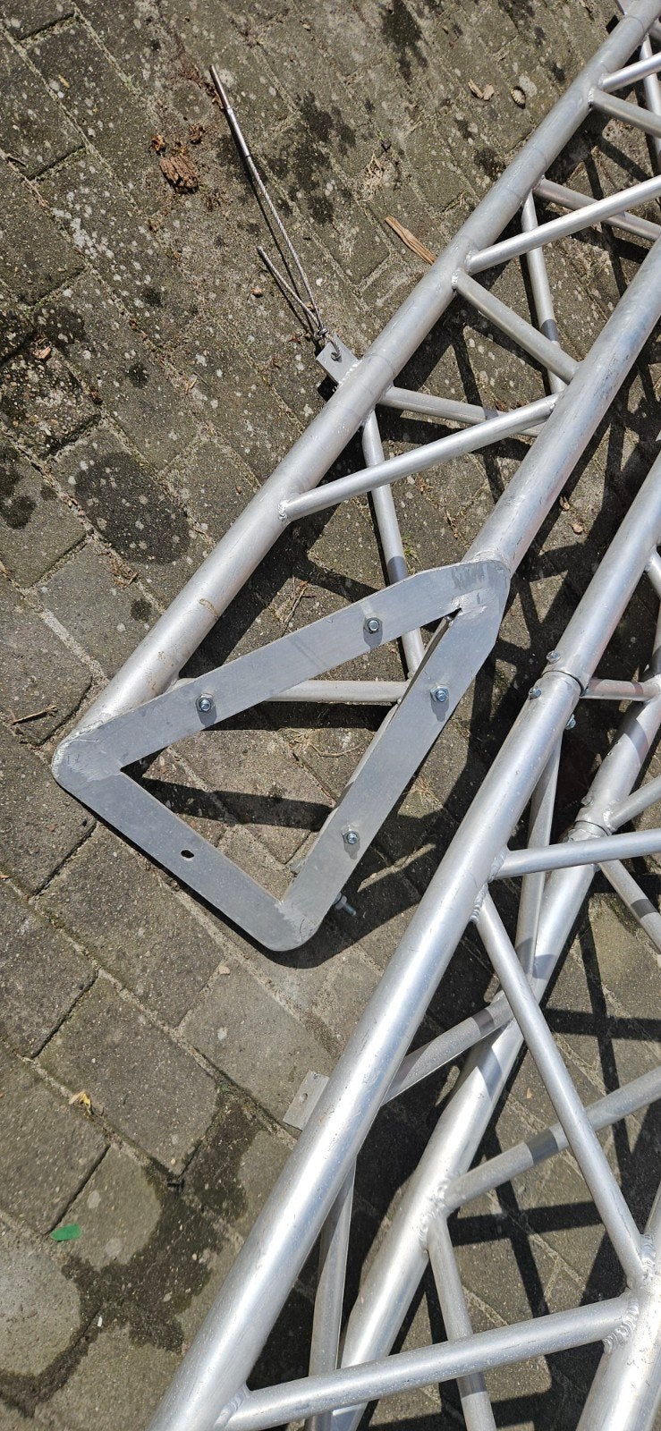 Truss Driehoek dj booth statieven, Ophalen, Gebruikt, Overige typen