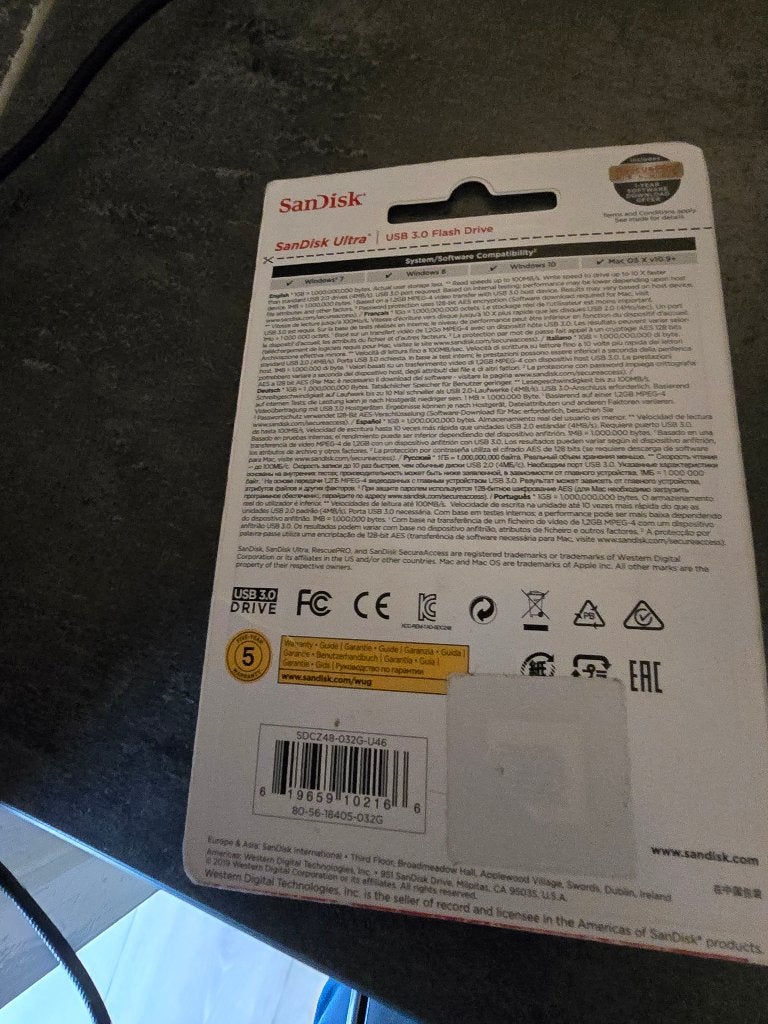 Usb, Computers en Software, USB Sticks, Ophalen of Verzenden, Nieuw, Sandisk, 2 TB of meer