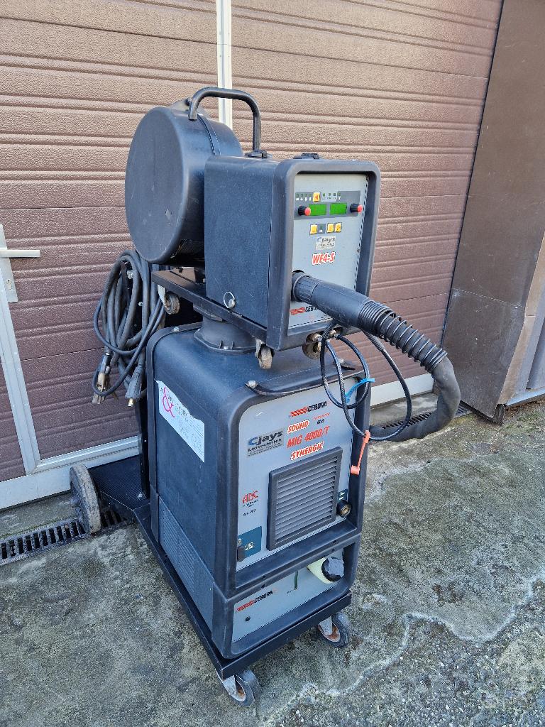 Industriële Cebora / Weldkar sound inverter mig 4000/t, Ophalen of Verzenden, Gebruikt, 150 tot 250 ampère, Tig