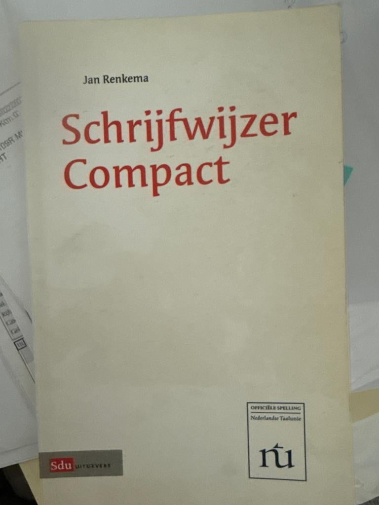 Schrijfwijzer Compact - Jan Renkema (Nederlands), Boeken, Ophalen of Verzenden, Gelezen, Non-fictie