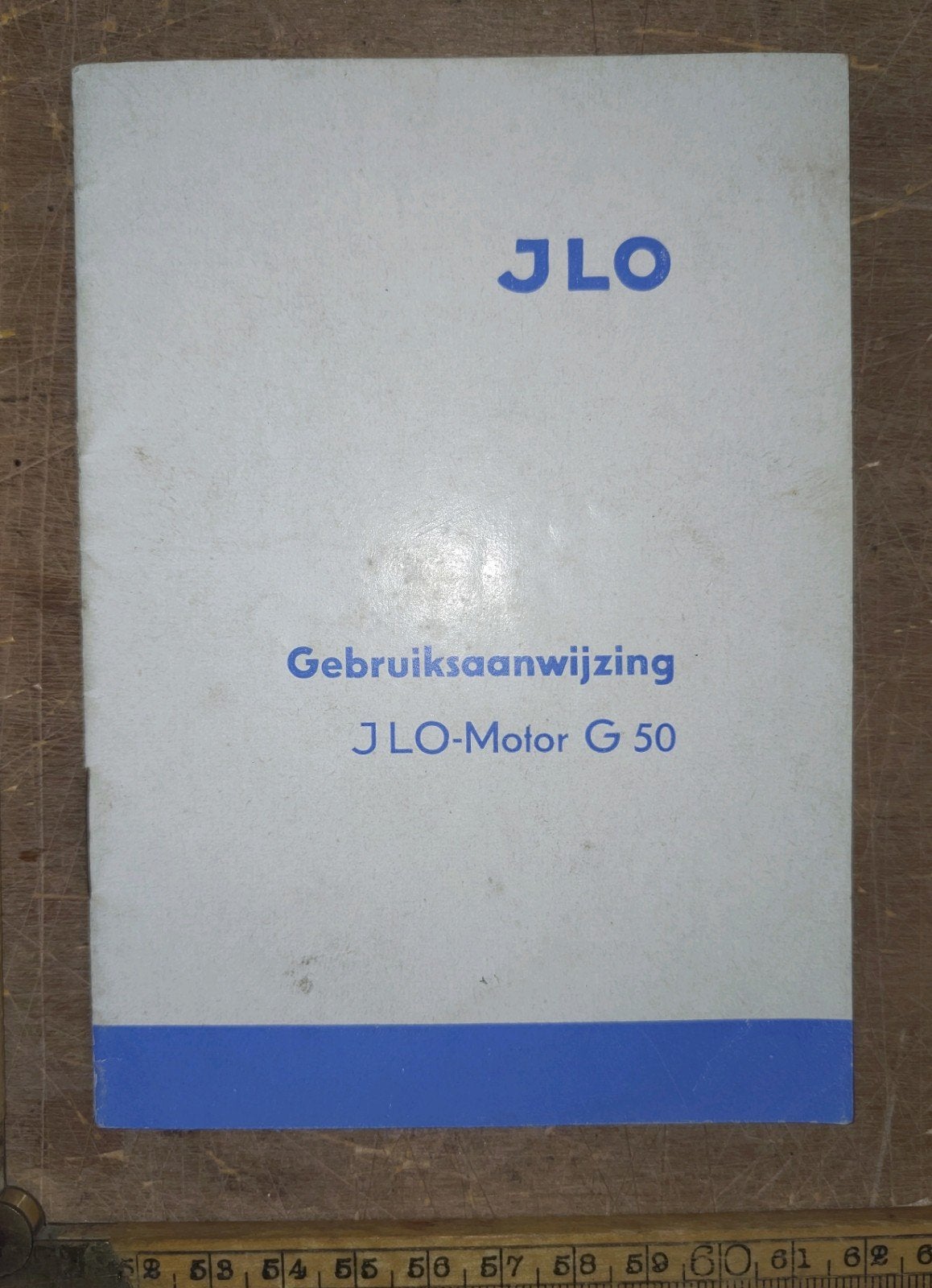 Gebruiksaanwijzing JLO motor G50, Ophalen of Verzenden