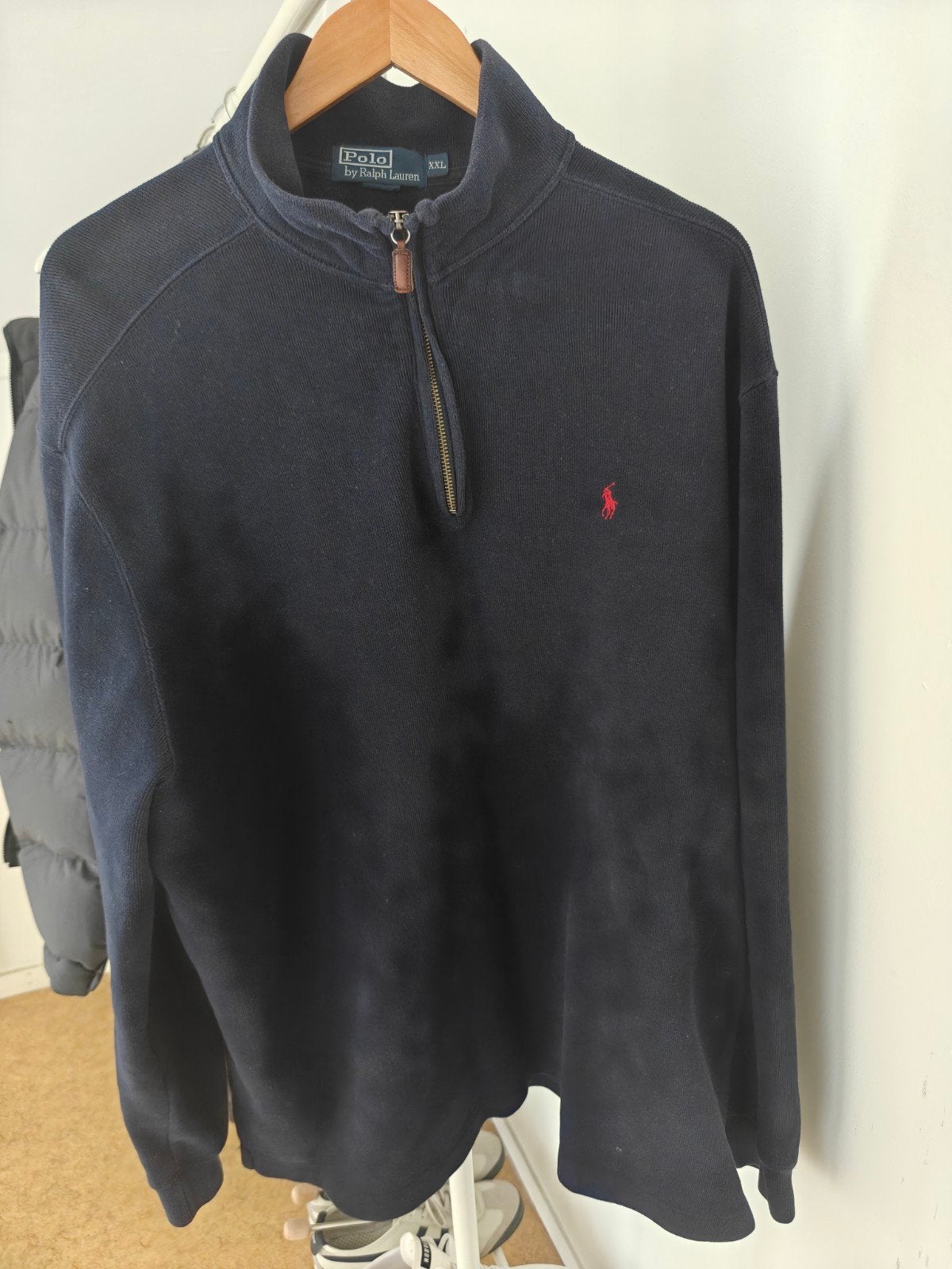 Ralph Lauren Quarter Zip XXL - Donkerblauw, Ralph Lauren, Overige maten, Gedragen, Verzenden