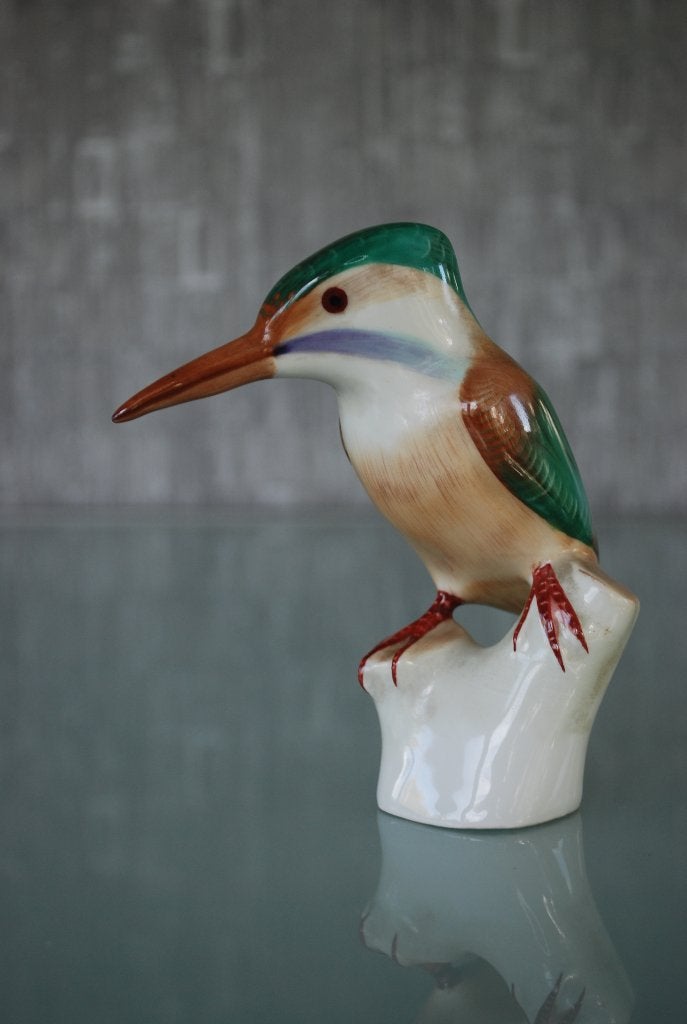 ijsvogel Dé mooiste Porselein beeld, Ophalen of Verzenden