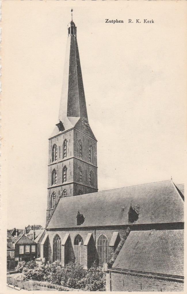 zutphen- r.k. kerk, Ophalen of Verzenden, 1940 tot 1960, Gelderland