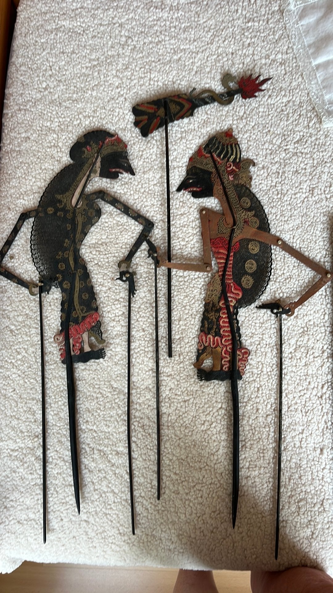 Wajang kulit poppen, Ophalen of Verzenden