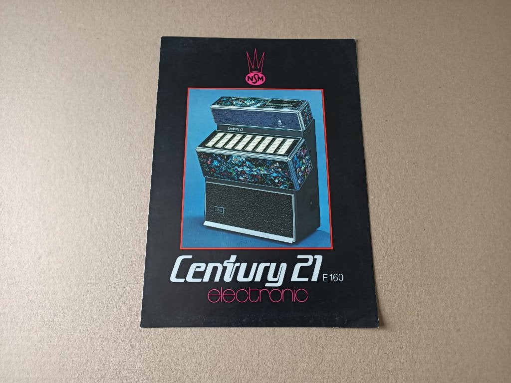 Folder: NSM Century 21/ Electronic (1978) jukebox, Verzenden, Gebruikt, 1950 tot 1960, Seeburg