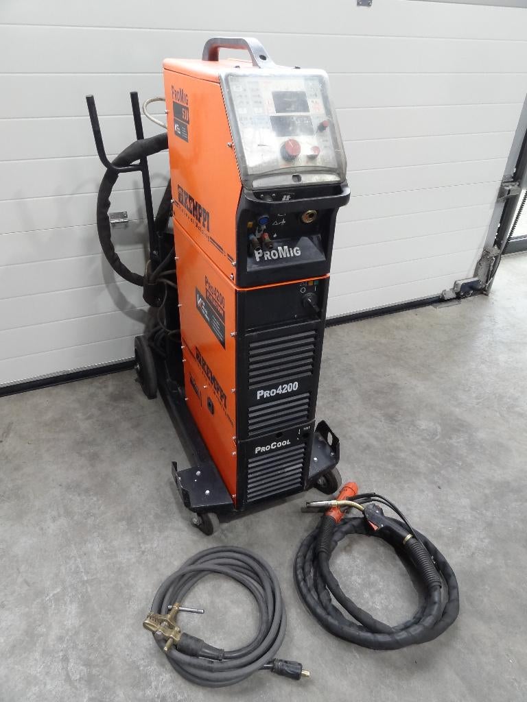 Mig/Mag lasapparaat Kemppi Pro 4200 Evolution WTGK D puls, Doe-het-zelf en Verbouw, Gereedschap | Lasapparaten, Ophalen of Verzenden