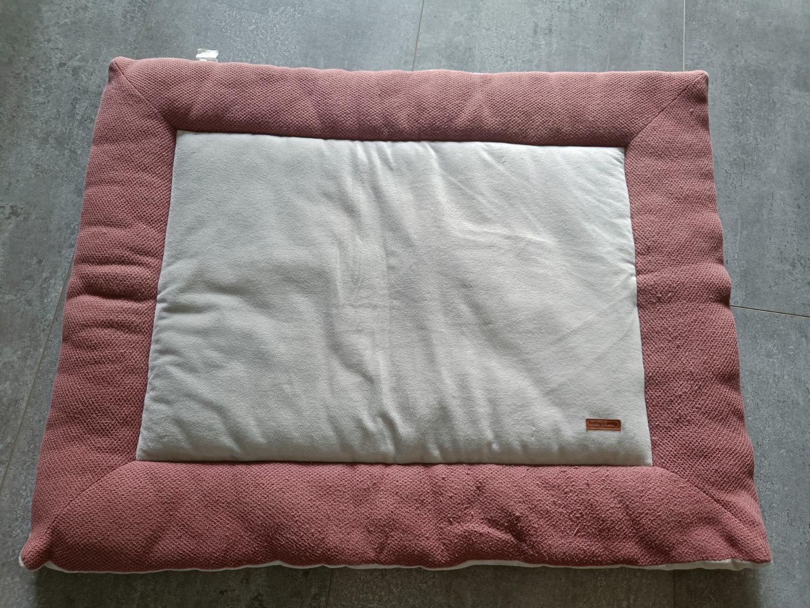 Box kleed, baby 's only, bordeaux rood, Ophalen, Gebruikt, Rechthoekig, Boxkleed