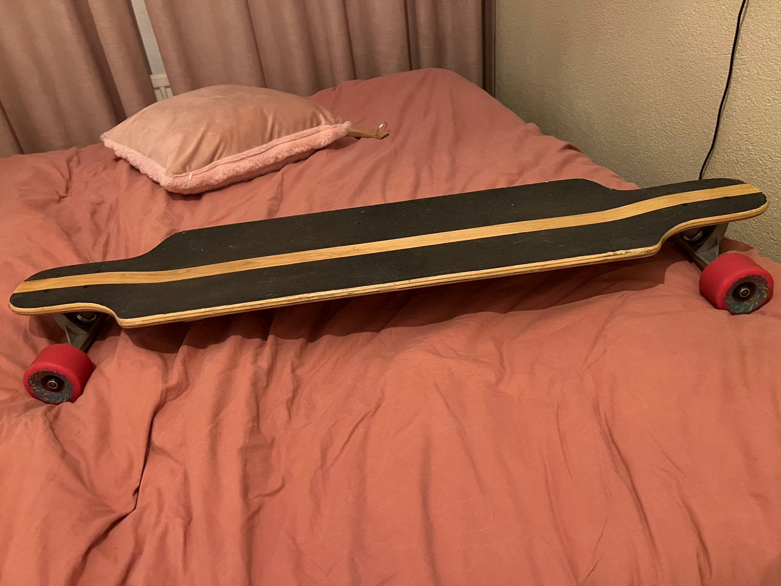 Longboard 100 cm – compleet – goede staat – cruiser, Ophalen, Zo goed als nieuw, Longboard