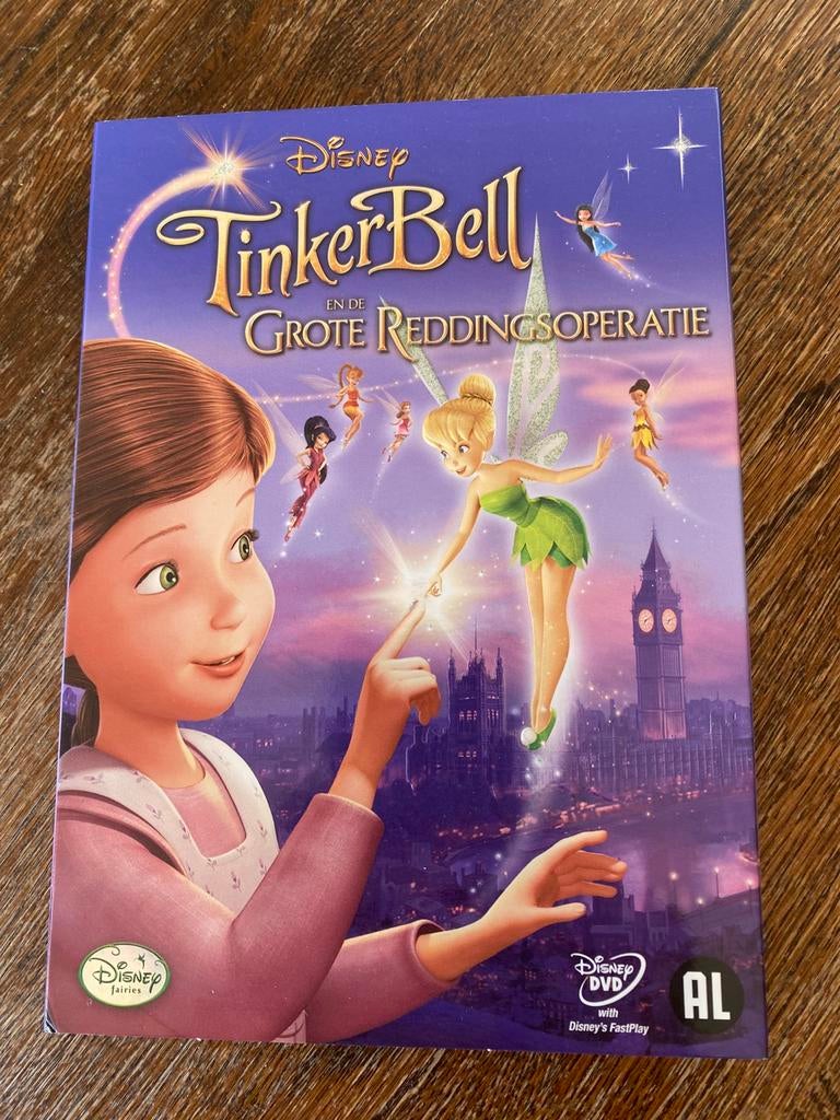 Originele dvd van TinkerBell Disney, Alle leeftijden, Ophalen of Verzenden, Zo goed als nieuw, Film