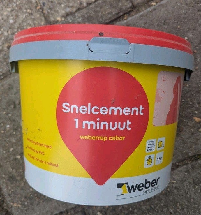 Snelcement, Ophalen of Verzenden, Wit