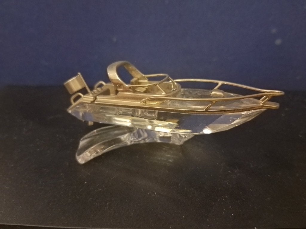 Swarovski Speedboot incl. doos & certificaat, Ophalen of Verzenden, Nieuw, Figuurtje