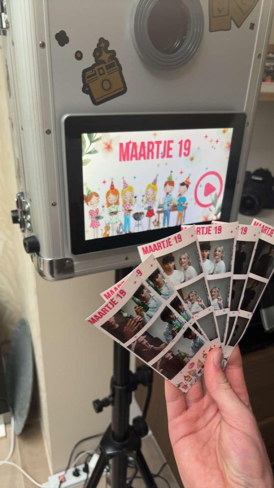 Photobooth voor een zacht prijsje, Ophalen, Nieuw, Overige