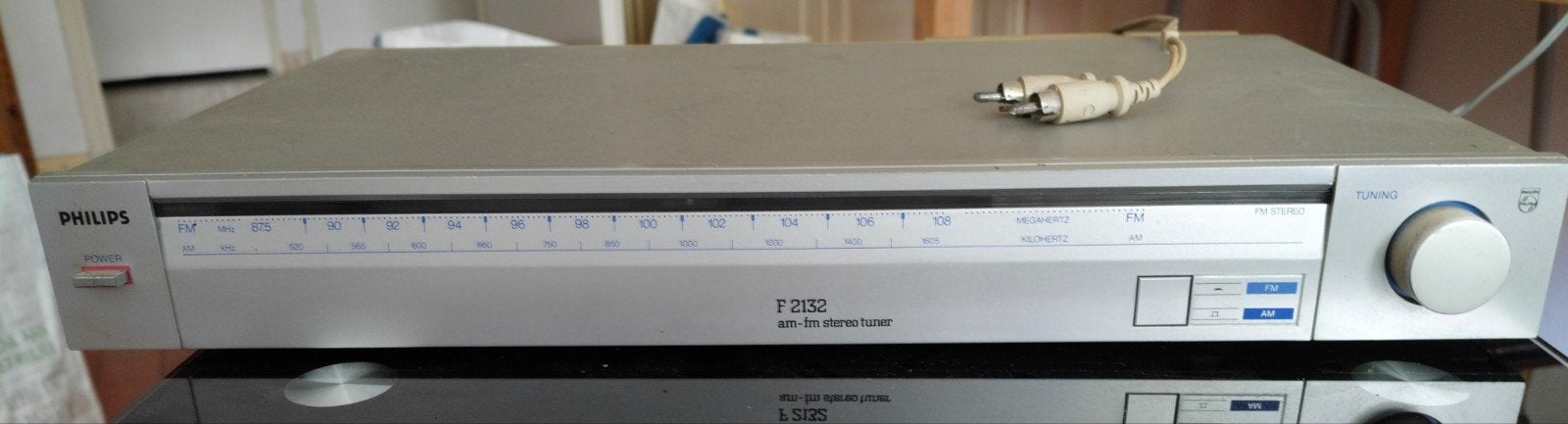 Philips F2132 Tuner - Vintage Analoge Radio, Ophalen of Verzenden, Gebruikt, Analoog