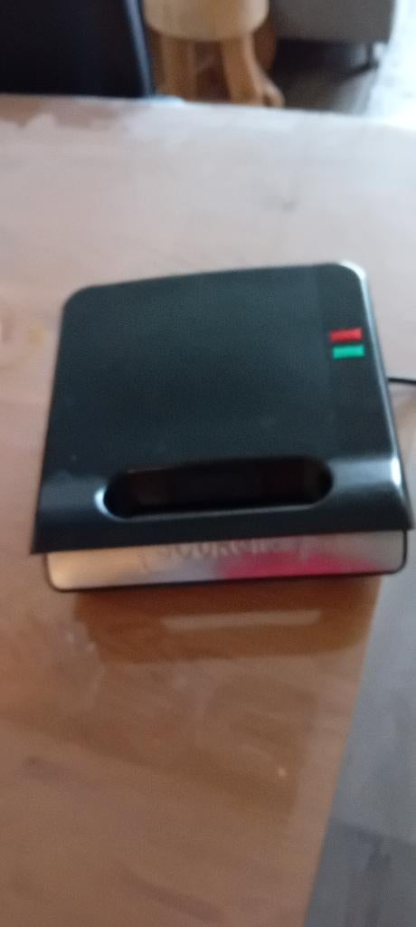 Broodrooster/grilplaat dubbelzijdig, Ophalen, Overige typen, Zo goed als nieuw, Zwart