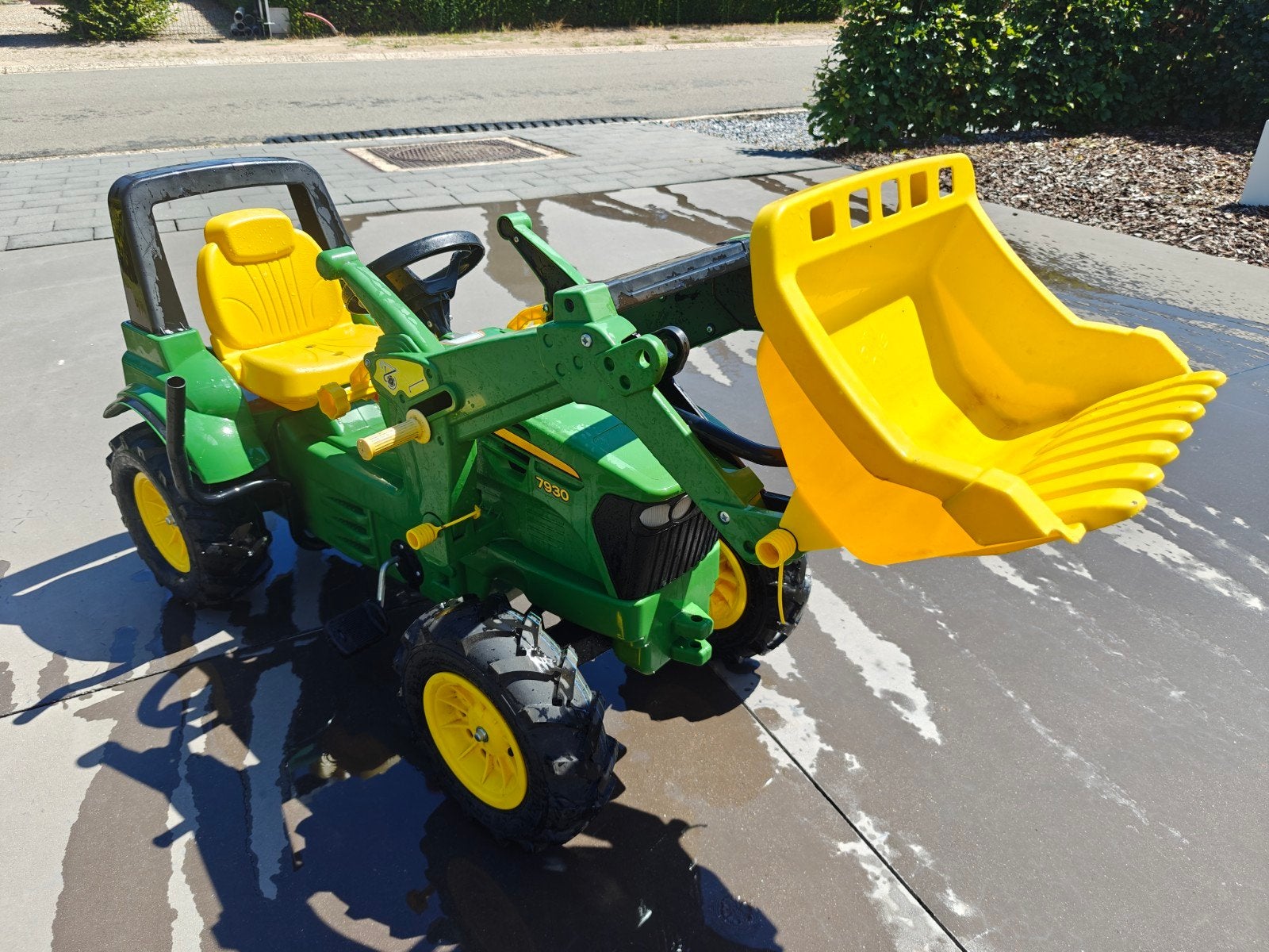 Rolly Toys 710126 JohnDeere traptractor voorlader lucht band, Ophalen, Zo goed als nieuw, Trapvoertuig