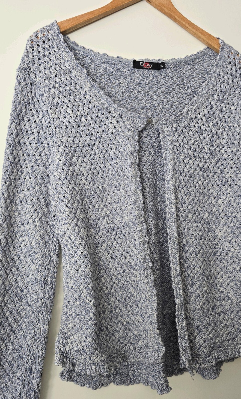 dames vestje L Enjoy, Blauw, Maat 42/44 (L), Enjoy, Ophalen of Verzenden