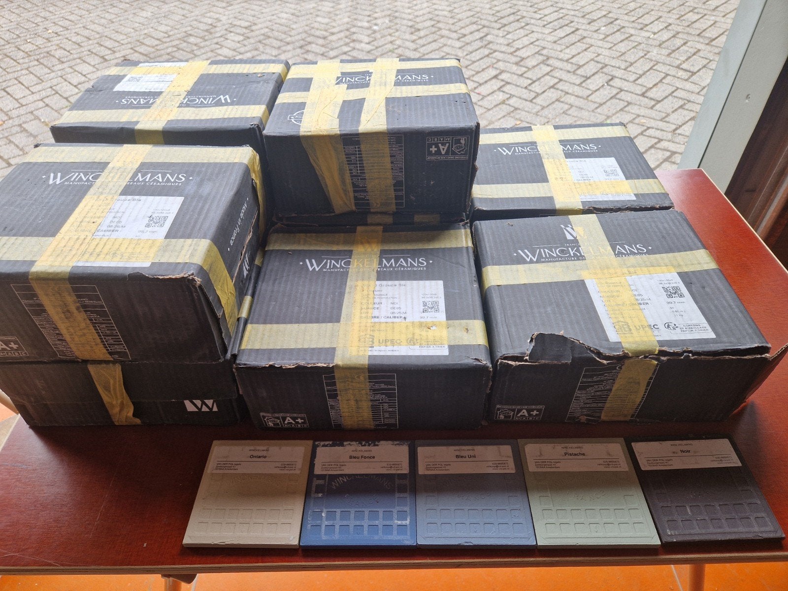 Wickelmans tegels 10x10 cm, noir kleur, nieuw in doos, Keramiek, Nieuw, Minder dan 20 cm, 10 m² of meer