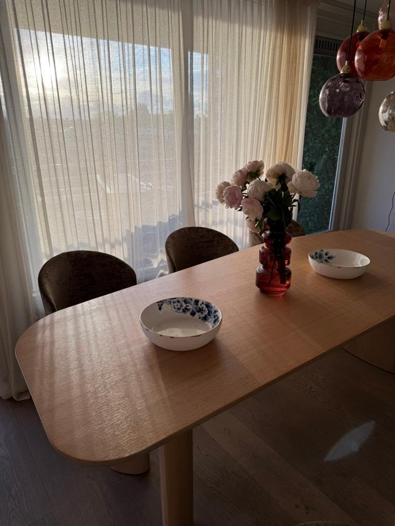 Eichholtz organische eettafel - 1 jaar oud, Ophalen of Verzenden
