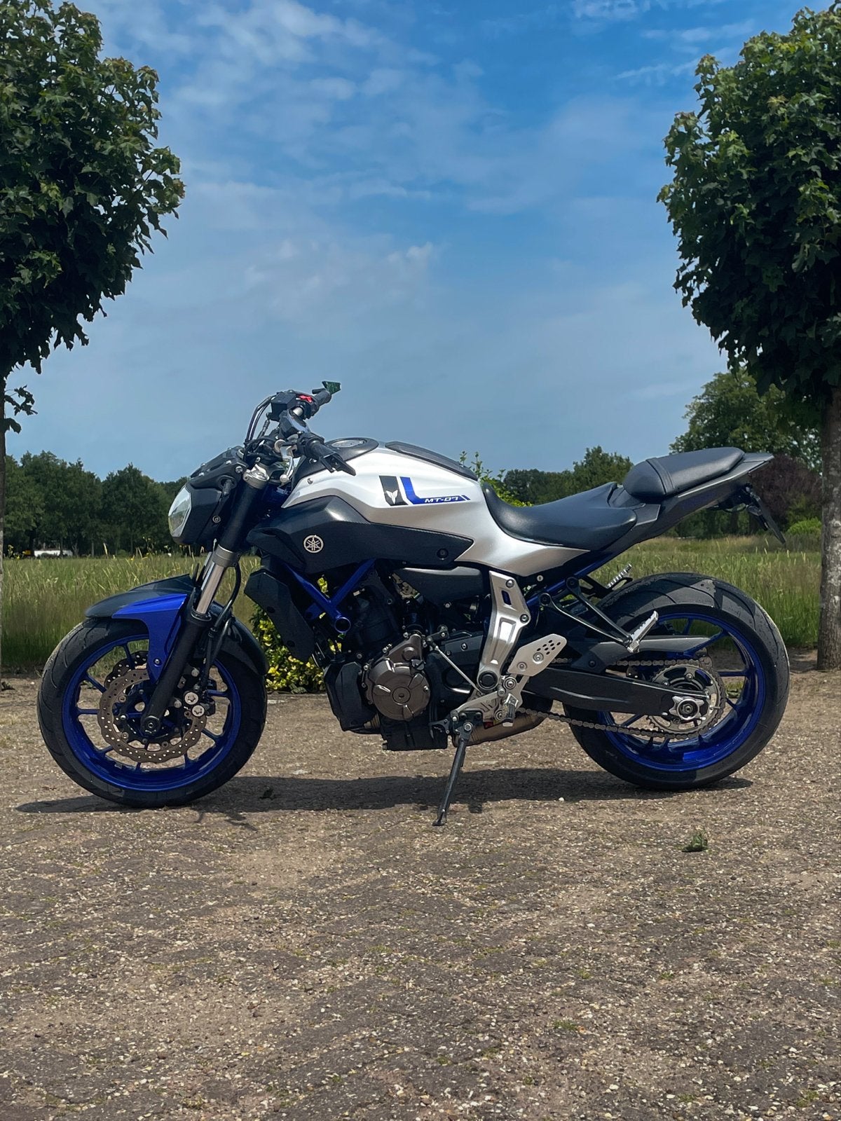 Yamaha MT-07 A2 2016, 2 cilinders, Sportuitlaat, Gebruikt, Particulier
