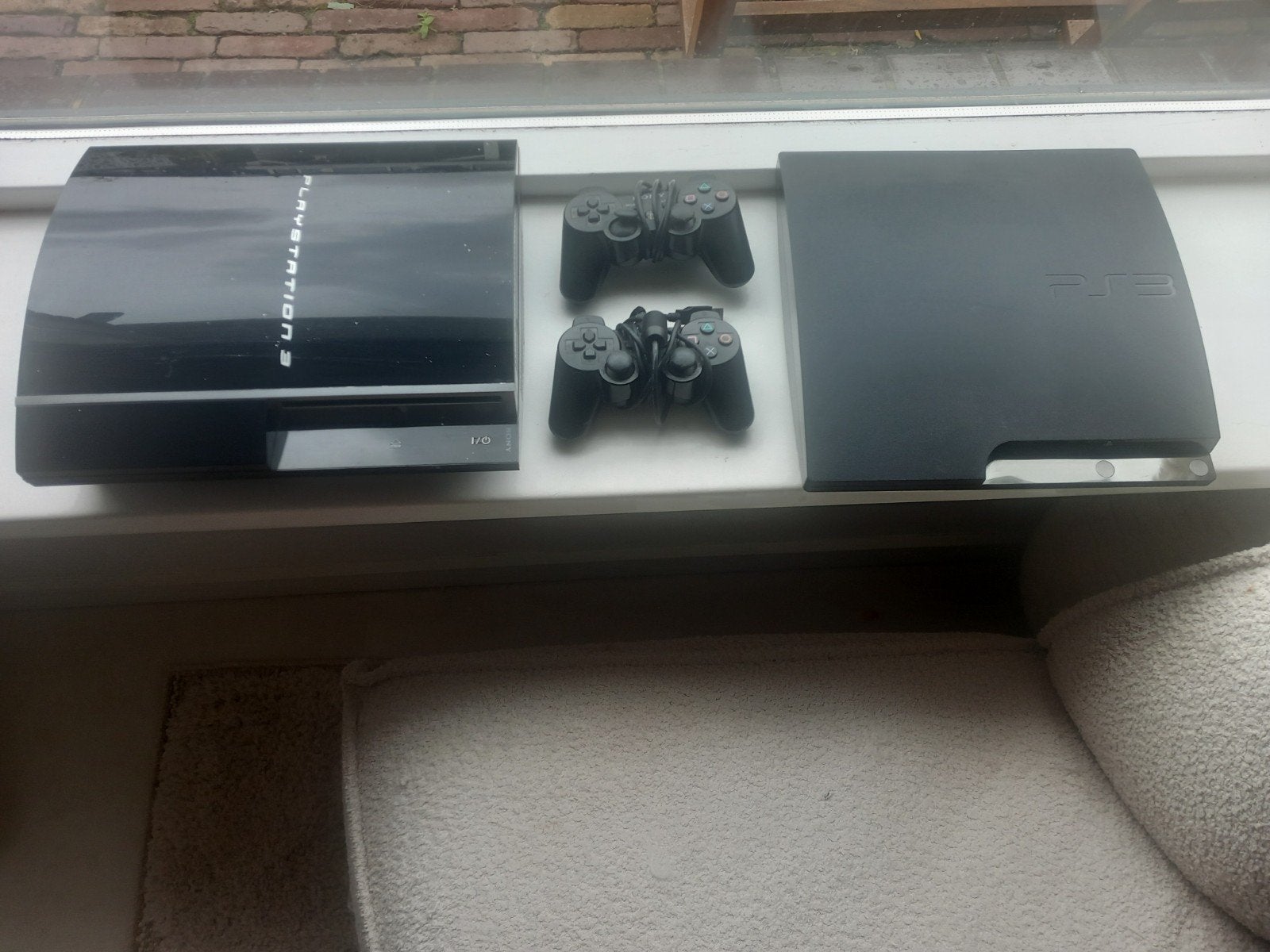 2x PS3, Spelcomputers en Games, Met 2 controllers, Ophalen of Verzenden, Slim, Gebruikt