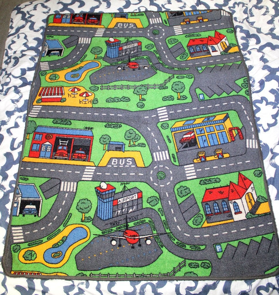 klassieke autoweg-speelkleed, Ophalen, Gebruikt