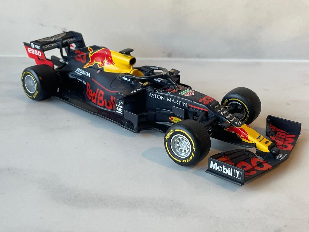 Max Verstappen RB16 F1 auto van Burago, Hobby en Vrije tijd, Modelauto's | 1:24, Ophalen of Verzenden, Bburago