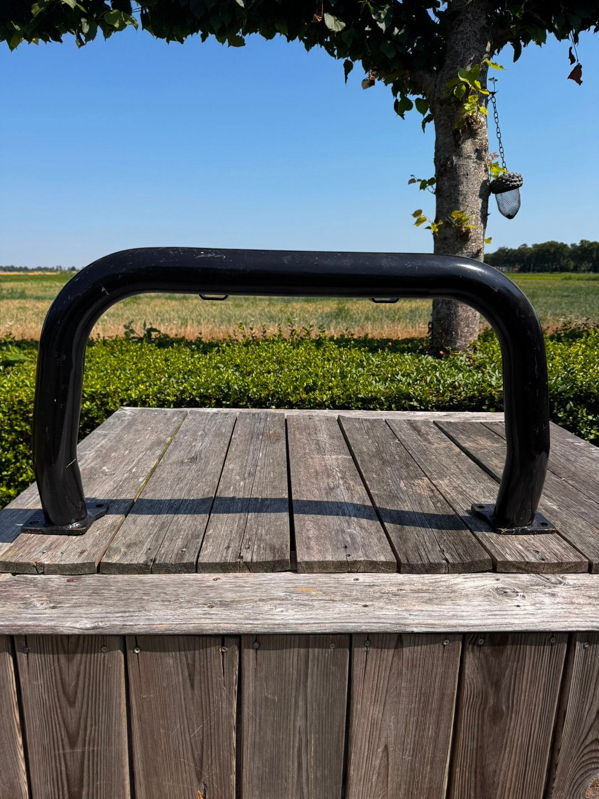 Bullbar landrover gepoedercoat. Zwart, Land Rover, Voor, Nieuw, Ophalen of Verzenden