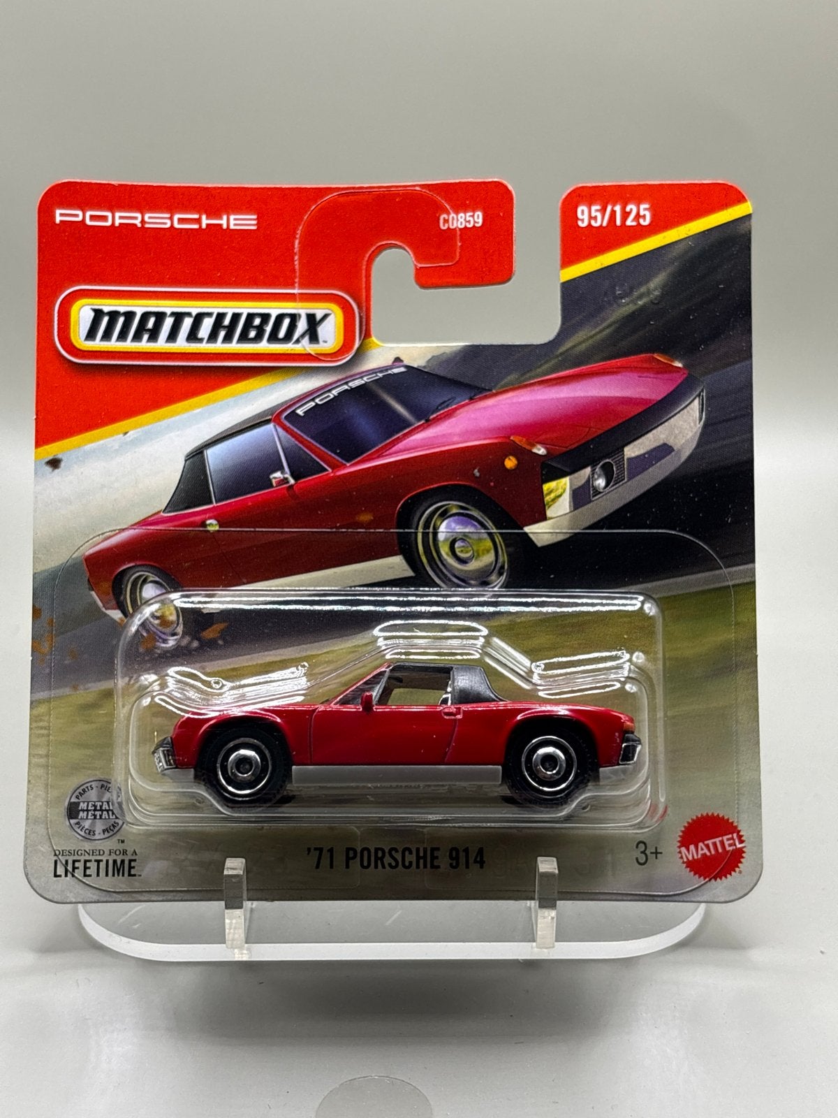 Matchbox '71 Porsche 914 - Nieuw in verpakking, Auto, Nieuw, Ophalen of Verzenden, Mattel