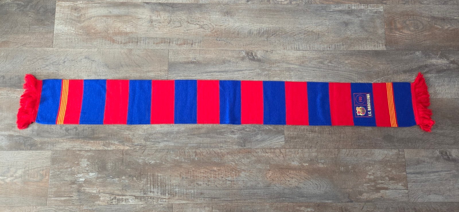 Sjaal FC Barcelona, Ophalen of Verzenden, Zo goed als nieuw, Buitenlandse clubs, Vaantje of Sjaal