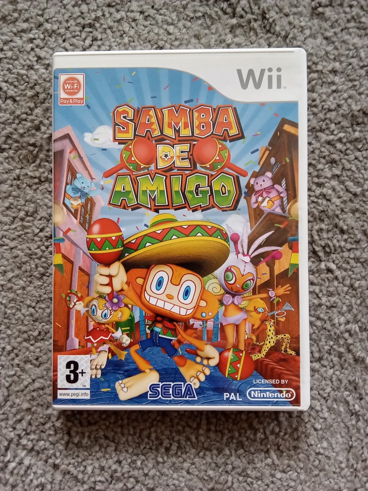 Samba de Amigo Wii - Dansspel voor de Nintendo Wii, Muziek, Gebruikt, 2 spelers, Ophalen of Verzenden