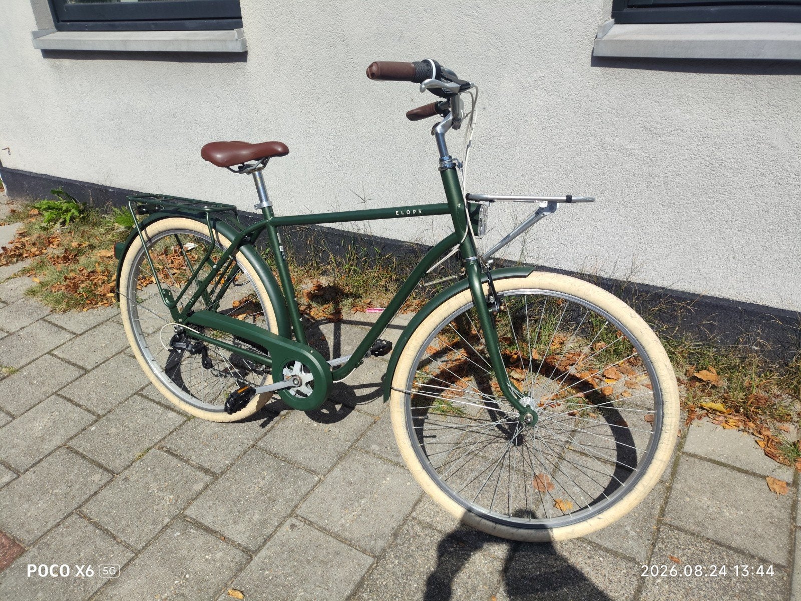 ZGAN! Elops Stadsfiets 520, 6 Versnellingen, 2 Bagagedragers, Overige merken, Velgrem, Versnellingen, Ophalen of Verzenden