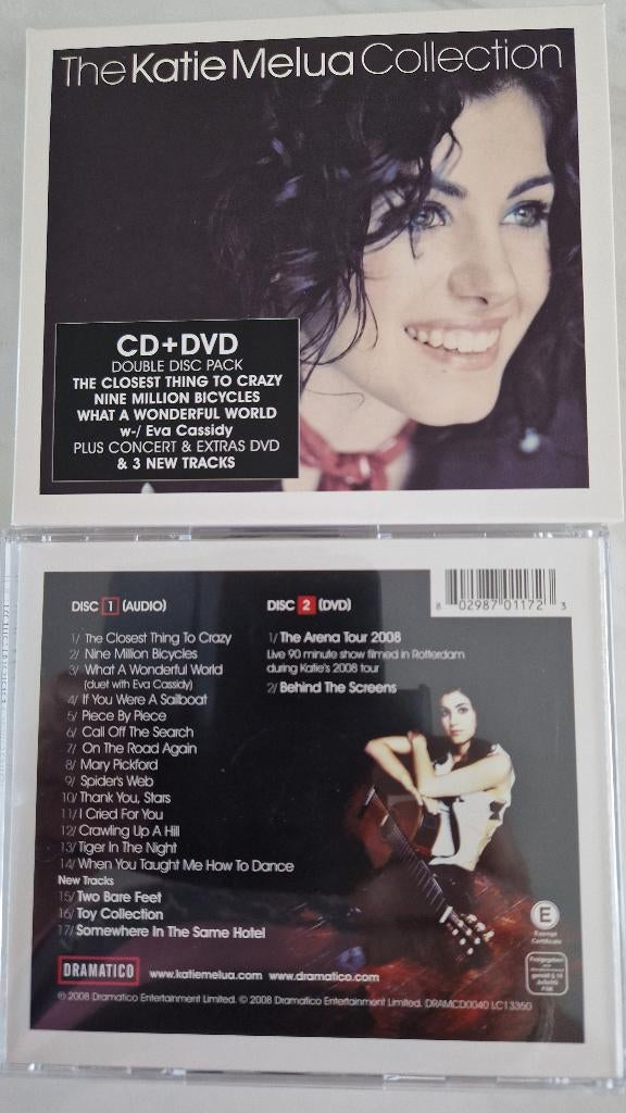 Katie Melua    CD + DVD, Cd's en Dvd's, Ophalen of Verzenden, 2000 - 2009, Zo goed als nieuw