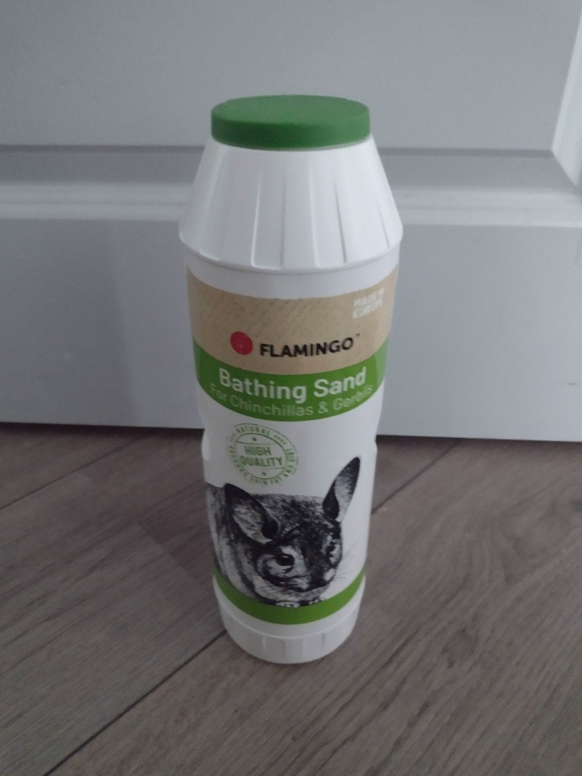 Plastic koker voor badzand knaagdieren., Ophalen