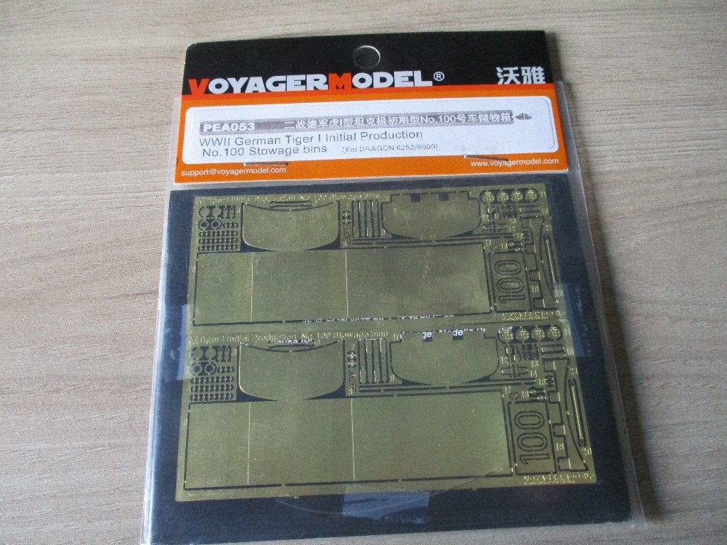 Voyager model  German tiger stowage bins, Overige merken, Tank, 1:32 tot 1:50, Nieuw