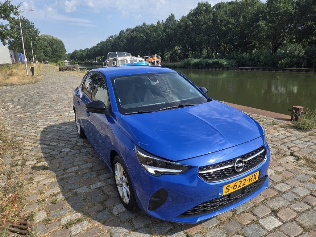 Opel Corsa 1.2 Turbo Start/stop 100pk 2021 Blauw, Voorwielaandrijving, Stof, Blauw, 100 pk
