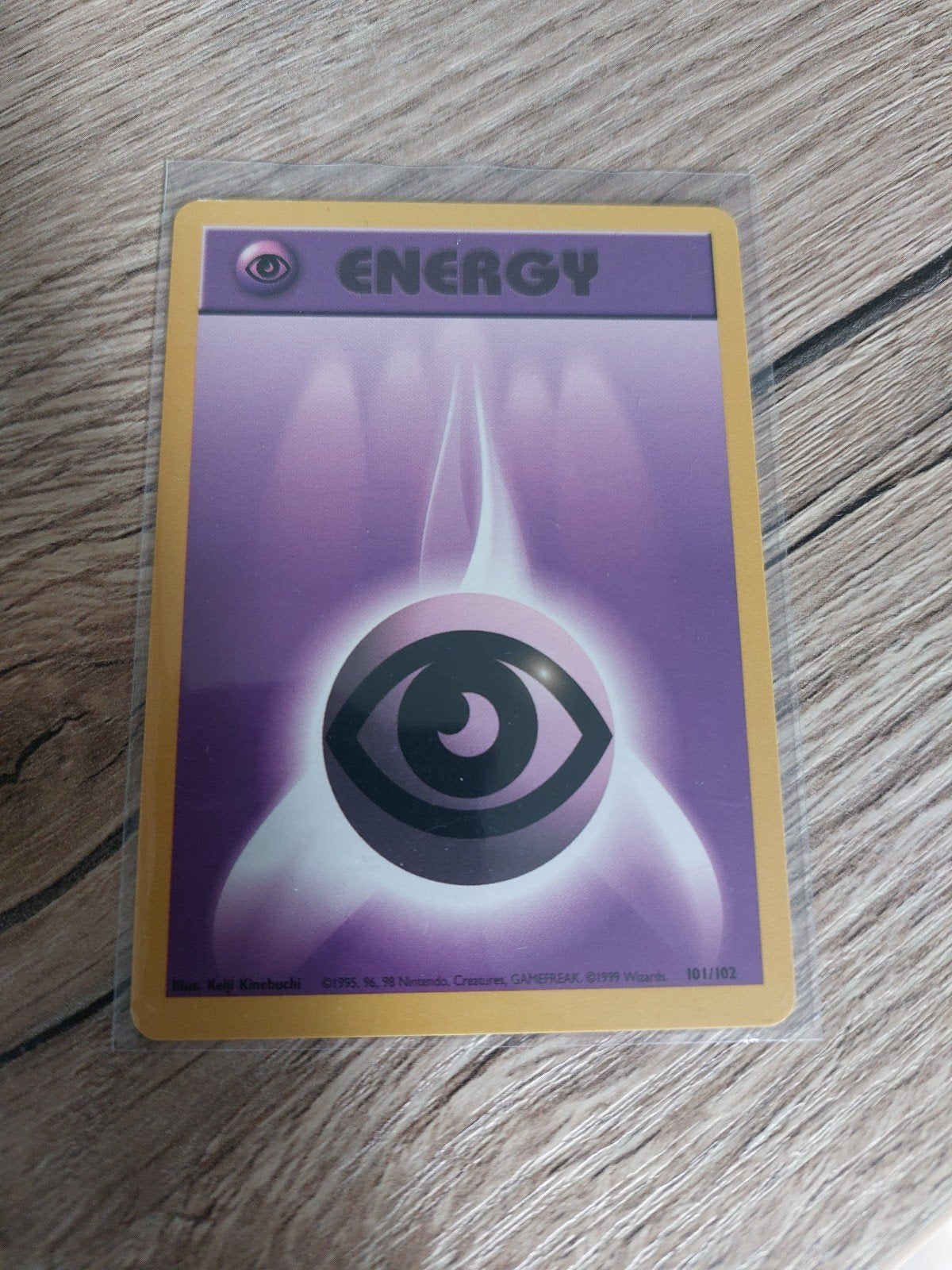 Vintage Pokémon Energy Kaart (1995-1999) 101/102, Ophalen of Verzenden, Zo goed als nieuw, Losse kaart