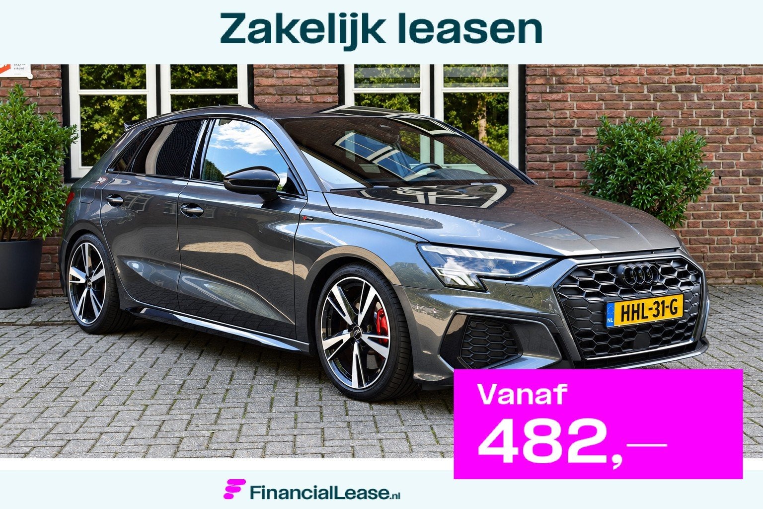 Audi A3 Sportback 45 TFSI 3X S line Competition SOH 91.4% Ca, Gebruikt, 4 cilinders, Plug-in hybride, Hybride Elektrisch/Benzine