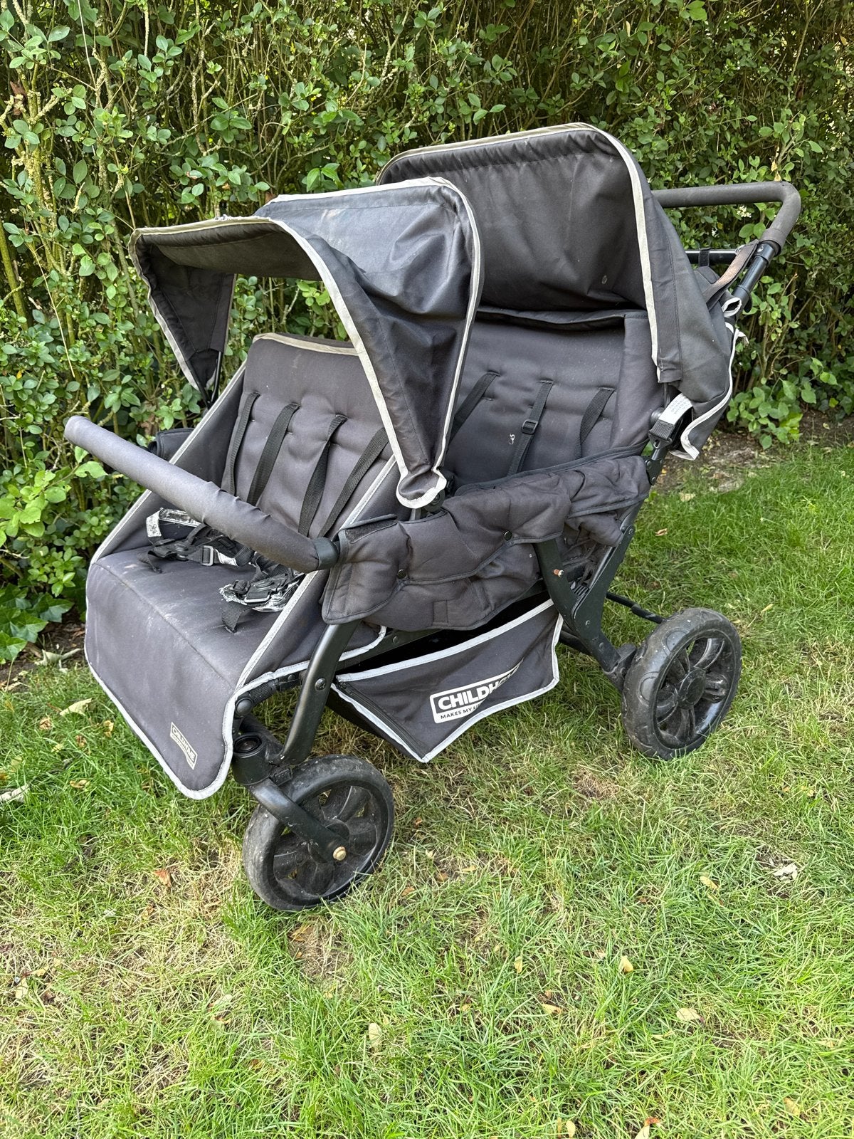 Childhome Vierlingwagen - Fijn in gebruik vanaf 5 maanden, Gebruikt, Duowagen, Ophalen, Kinderwagen