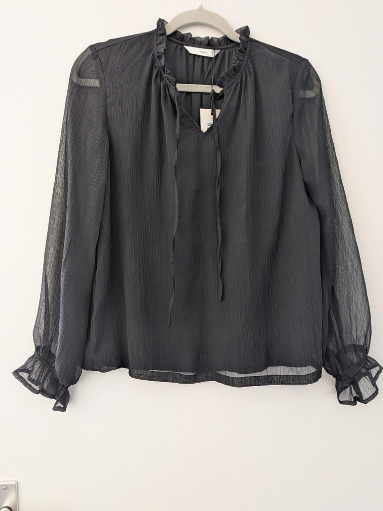 Zwarte blouse maat S nieuw!, Ophalen of Verzenden