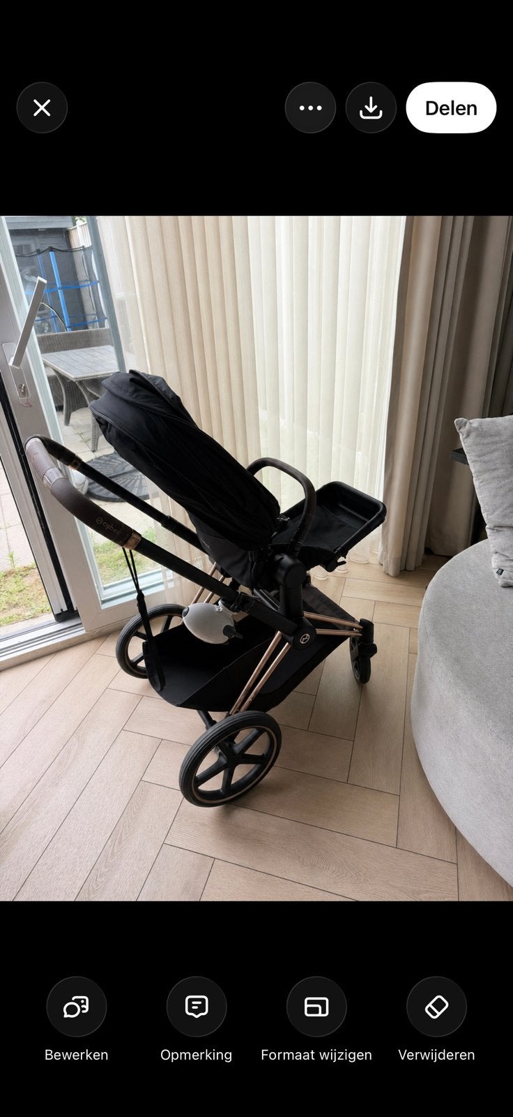Cybex priam kinderwagen., Ophalen, Zo goed als nieuw, Overige merken