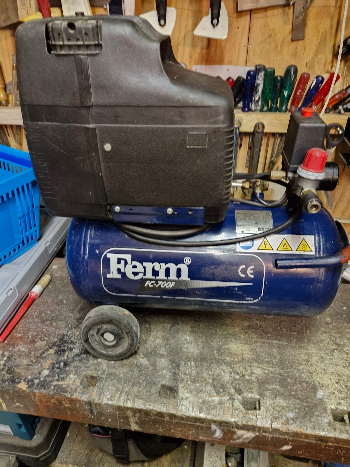 Ferm FC-700F Compressor - Compact en Mobiel, Doe-het-zelf en Verbouw, Ophalen